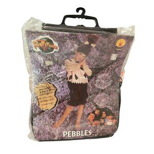 Flint Stone Rubies Halloween Costume Black Beige 4-6 years old Childs Carton